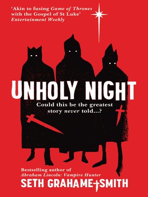 unholy night book cover seth grahame smith